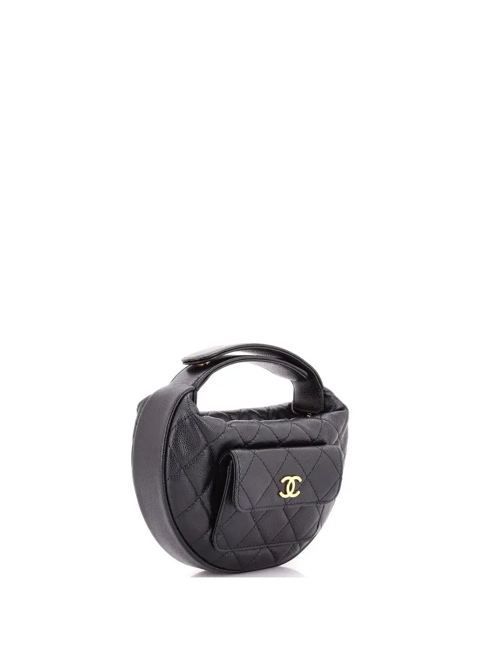 Chanel Polly Pocket Pouch Hobo Quilted #336115C40B
